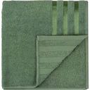 Полотенце махровое Линии цвет зеленый, 50х80см