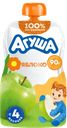 Пюре фруктовое детское АГУША Яблоко, с 4 месяцев, 90г