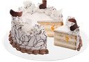 Торт ЙОГУРТОВЫЙ с персиком бисквитный (Тортьяна), 850г