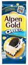 Шоколад молочный "Oreo", Alpen Gold, 90 г