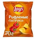 Чипсы Lay's рифленые Паприка, 70г