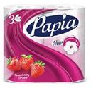 Туалетная бумага Papia Strawberry Dream 3 слоя 4 рулона