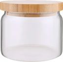 Банка для хранения HOMECLUB Bamboo, с крышкой, бамбук, 350мл