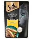 Корм влажный Sheba паштет с курицей для кошек 75г