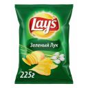 Чипсы картофельные Lay's Молодой зеленый лук 225 г