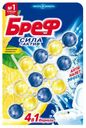 Блок Bref Сила-актив Лимонная свежесть для туалета 50 г x 3 шт
