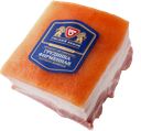 Грудинка ФИРМЕННАЯ, варено-копченая, мини (Омский бекон) , 100г