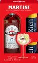 Промо-набор MARTINI Bianco напиток виноградосодержащий сладкий ароматизированный 1л + тоник сильногазированный 2х0.33л