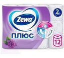 Туалетная бумага Zewa Плюс Сирень 2 слоя 12шт.
