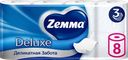 Бумага туалетная ZEMMA Deluxe Деликатная Забота 3 слоя