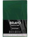 Простыня Bravo поплин цвет: зеленый,220×215см
