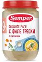 Пюре Semper Овощи с филе трески, 190г