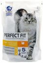 Сухой корм Perfect Fit с индейкой для взрослых кошек с чувствительным пищеварением 1,2 кг