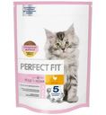 Сухой полнорационный корм Perfect Fit для котят от 2 до 12 месяцев с курицей, 650г