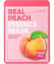 Маска для лица Farmstay Real Peach Essence Mask с персиком тканевая, 1шт.