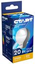 Светодиодная лампа Старт E27 20W теплый свет 1шт.
