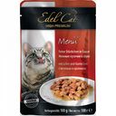 Корм для кошек Кролик и печень Edel Cat кусочки в соусе, 100 г