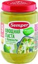 Пюре овощное SEMPER Овощная паста с брокколи, с 9 месяцев, 190г