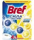 Чистящее средство для унитаза Сила-Актив «Лимонная свежесть» Bref, 50 г