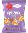 Чипсы кукурузно-рисовые Happy Crisp Пряный томат цельнозерновые, 50г