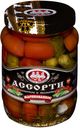 Ассорти «Скатерть-Самобранка» корнишоны и томаты черри, 680 г