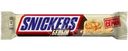 Батончик Snickers Белый шоколадный с арахисом, карамелью и нугой 81г