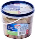Сельдь РЫБНАЯ КУХНЯ Весенняя филе-кусочки в масле, 350г