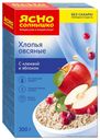 Хлопья овсяные с клюквой и яблоком, Ясно солнышко, 300 г