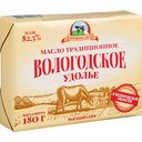 Масло сливочное Вологодское удолье традиционное высший сорт 82,5%, 180 г