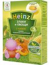 Каша безмолочная Heinz «Злаки и овощи» пшенично-кукурузная с тыквой с 5 мес, 200 гр