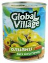 Оливки Global Village без косточки 200г