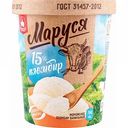 Мороженое пломбир Маруся Ванильный 15%, 380 г