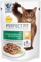 Влажный корм Perfect Fit с курицей в соусе для стерилизованных кошек 85 г