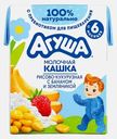 Каша жидкая молочная рисово-кукурузная с бананом и земляникой с 6 месяцев Агуша 200мл
