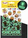 Тату переводные PrioritY ТРИ КОТА светящиеся, 11×20 см