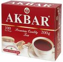 Чай черный Akbar Красно-белая серия в пакетиках 2 г х 100 шт