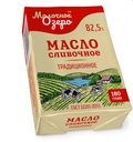 Масло МОЛОЧНОЕ ОЗЕРО сливочное традиционное 82.5%, 180г