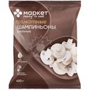 Грибы Шампиньоны резаные замороженные Маркет, 400г