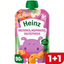 Пюре HEINZ яблоко-абрикос-облепиха c 6 месяцев, 90