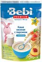 Каша BEBI Premium  молочная овсяная с персиком с 6мес, 200г