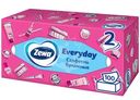 Салфетки бумажные Zewa Everyday косметические 2 слоя, 100шт