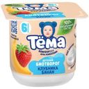 Творог Тема клубника, банан с 6 мес. 4.2% БЗМЖ 95г