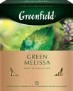 Чай зеленый GREENFIELD Green Melissa, 100пак