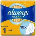 Прокладки с крылышками гигиенические Always Ultra Light 10 шт