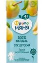 Сок детский ФрутоНяня Груша с 4 месяцев, 200мл
