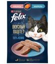 Корм для кошек Felix Вкусный паштет со вкусом лосося и форели, 75г