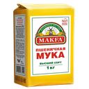 Мука пшеничная MAKFA®, высший сорт, 1кг