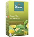 Чай зеленый Dilmah with Lemon, 20×1,5 г