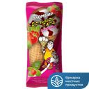 Мороженое БОЛЬШОЙ ПАПА рожок пломбир с клубничным джемом, 130г