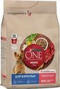 Корм сухой Purina One с высоким содержанием говядины и с рисом полнорационный для взрослых собак мелких и карликовых пород 3кг